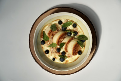 Сирники з заварним кремом