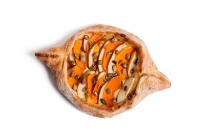 Хачапурі з гарбузом та грушею