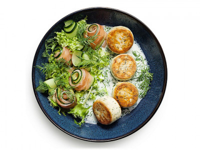 Сирники з лососем