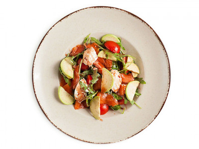 Салат з лососем