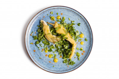 Перець цицак у пряному маринаді з сиром шор