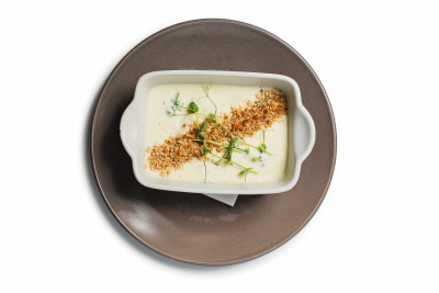 Цвітна капуста з броколі у ніжному вершковому соусі